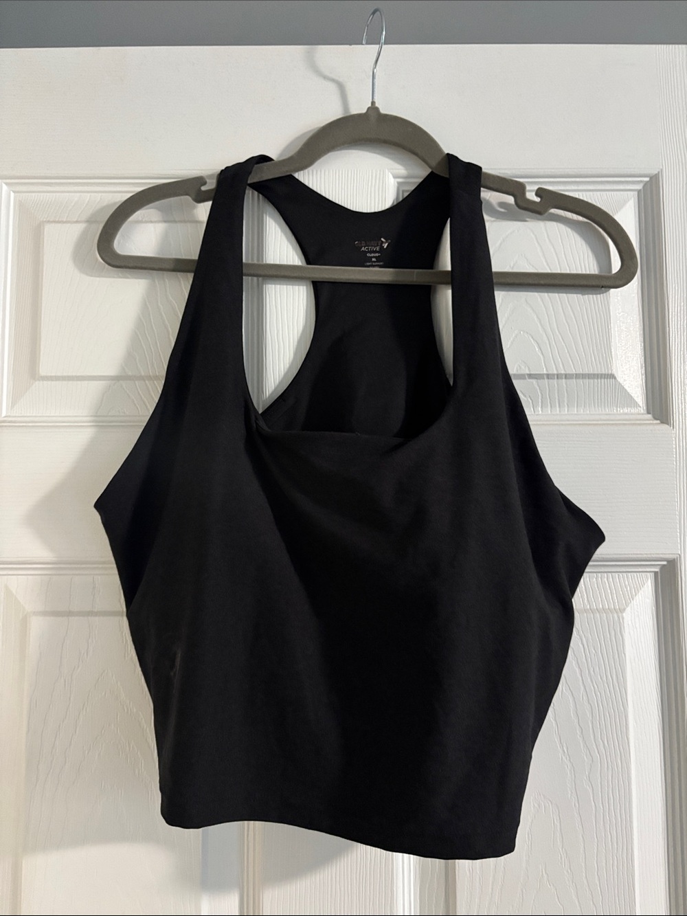 Old Navy Black Active Racerback Tank Top